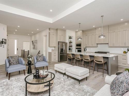 296 165 Avenue, Edmonton, AB - Indoor Photo Showing Living Room