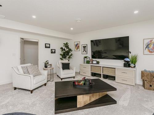 296 165 Avenue, Edmonton, AB - Indoor Photo Showing Living Room