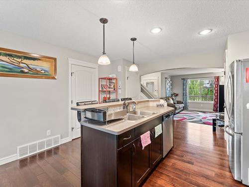 1623 33A Street, Edmonton, AB - Indoor Photo Showing Kitchen With Double Sink