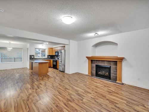 14048 149 Avenue, Edmonton, AB - Indoor Photo Showing Living Room With Fireplace