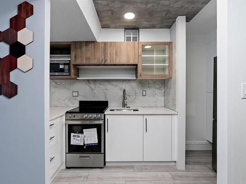 219 10160 114 Street, Edmonton, AB - Indoor Photo Showing Kitchen