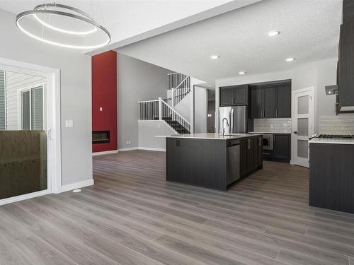 1311 16 Street, Edmonton, AB - Indoor Photo Showing Kitchen With Upgraded Kitchen