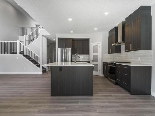 1311 16 Street, Edmonton, AB - Indoor Photo Showing Kitchen With Upgraded Kitchen