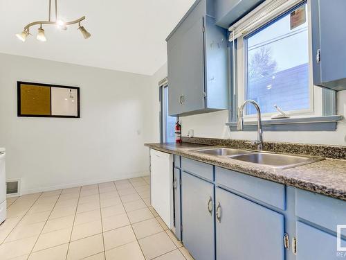 12320 86 Street, Edmonton, AB - Indoor Photo Showing Kitchen With Double Sink