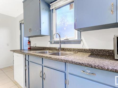 12320 86 Street, Edmonton, AB - Indoor Photo Showing Kitchen With Double Sink