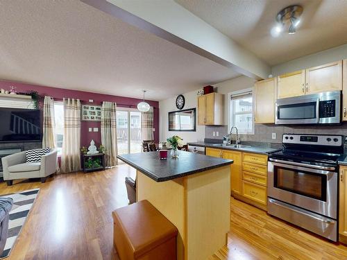 2031 Hammond Cl, Edmonton, AB - Indoor Photo Showing Kitchen With Double Sink