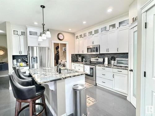 21928 97 Avenue, Edmonton, AB - Indoor Photo Showing Kitchen With Upgraded Kitchen