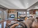 104 Linksview Drive, Spruce Grove, AB  - Indoor Photo Showing Living Room With Fireplace 