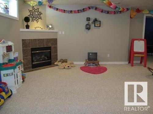 61 Cavan Crescent, Sherwood Park, AB - Indoor With Fireplace