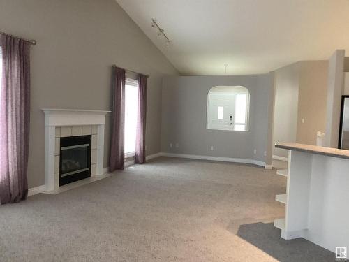 51 929 Picard Drive, Edmonton, AB - Indoor Photo Showing Other Room With Fireplace