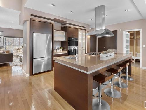 9803 145 Street, Edmonton, AB - Indoor Photo Showing Kitchen