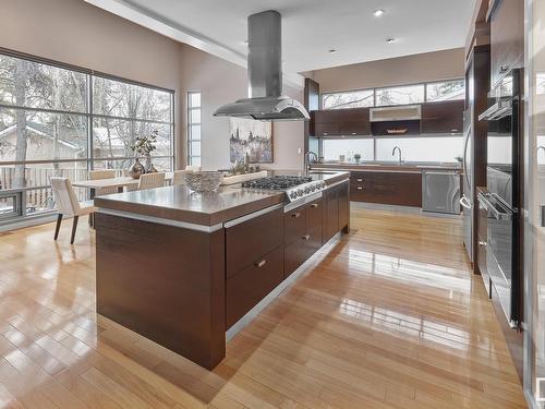 9803 145 Street, Edmonton, AB - Indoor Photo Showing Kitchen