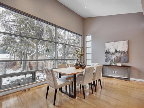 9803 145 Street, Edmonton, AB - Indoor Photo Showing Dining Room