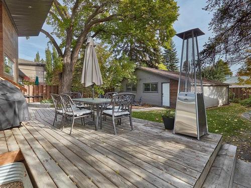 9803 145 Street, Edmonton, AB - Outdoor With Deck Patio Veranda With Exterior