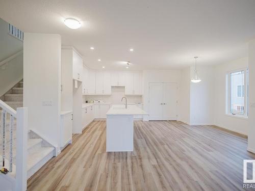 20804 20 Avenue, Edmonton, AB - Indoor Photo Showing Kitchen With Double Sink