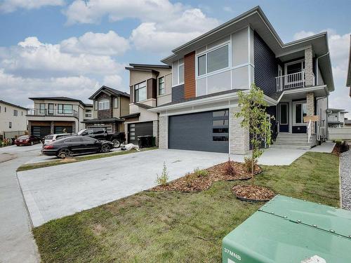 1826 18A Avenue, Edmonton, AB - Outdoor With Balcony With Facade