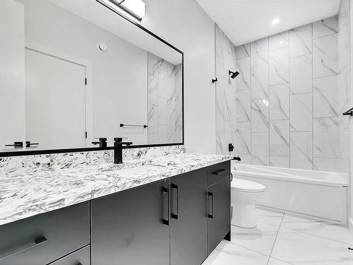 1826 18A Avenue, Edmonton, AB - Indoor Photo Showing Bathroom