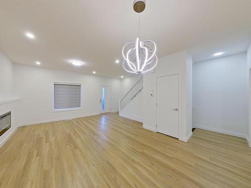 28 10 Salisbury Way, Sherwood Park, AB - Indoor Photo Showing Other Room With Fireplace