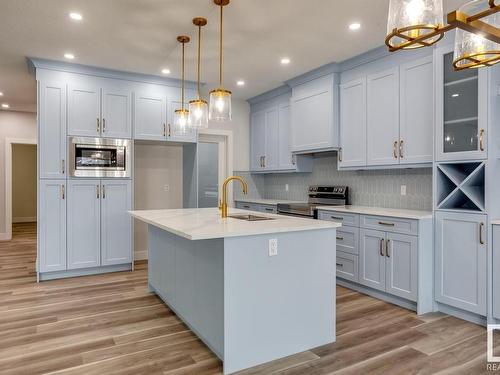 6257 19 Street Ne, Rural Leduc County, AB - Indoor Photo Showing Kitchen With Upgraded Kitchen