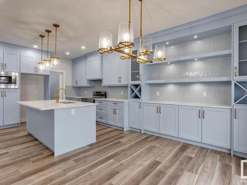 6257 19 Street Ne, Rural Leduc County, AB - Indoor Photo Showing Kitchen With Upgraded Kitchen