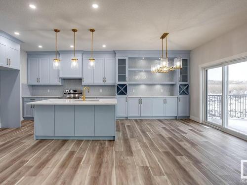 6257 19 Street Ne, Rural Leduc County, AB - Indoor Photo Showing Kitchen With Upgraded Kitchen