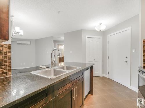 308 270 Mcconachie Drive, Edmonton, AB - Indoor Photo Showing Kitchen With Double Sink