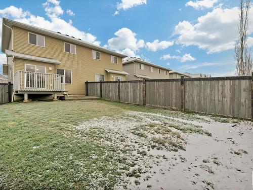 91 Keystone Crescent, Leduc, AB - Outdoor With Deck Patio Veranda