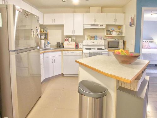 202 10535 122 Street, Edmonton, AB - Indoor Photo Showing Kitchen With Double Sink