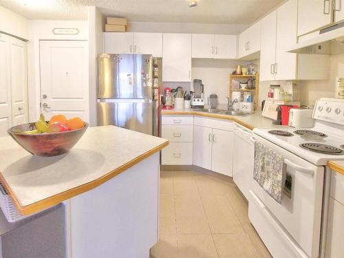 202 10535 122 Street, Edmonton, AB - Indoor Photo Showing Kitchen With Double Sink