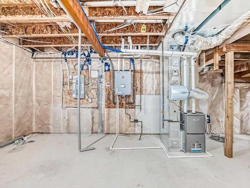 3817 46 Avenue, Beaumont, AB - Indoor Photo Showing Basement