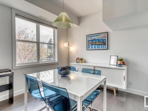 103 10728 82 Avenue, Edmonton, AB - Indoor Photo Showing Dining Room