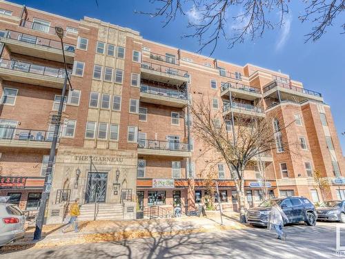 103 10728 82 Avenue, Edmonton, AB - Outdoor With Balcony With Facade