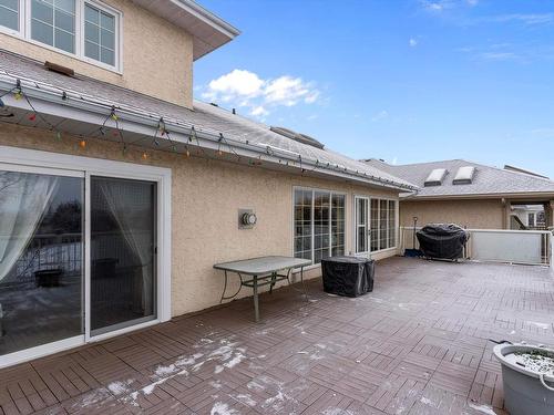 12 J Brown Place, Leduc, AB - Outdoor With Deck Patio Veranda With Exterior