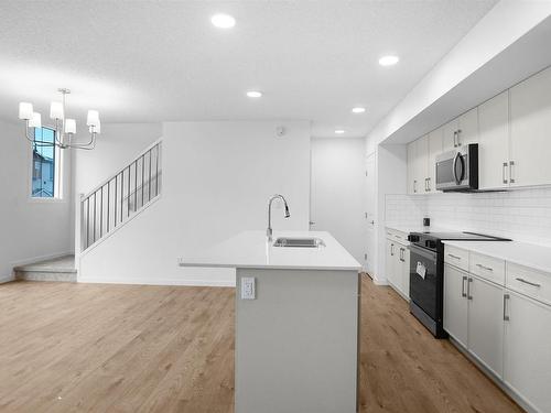 30 905 172 Street, Edmonton, AB - Indoor Photo Showing Kitchen With Upgraded Kitchen