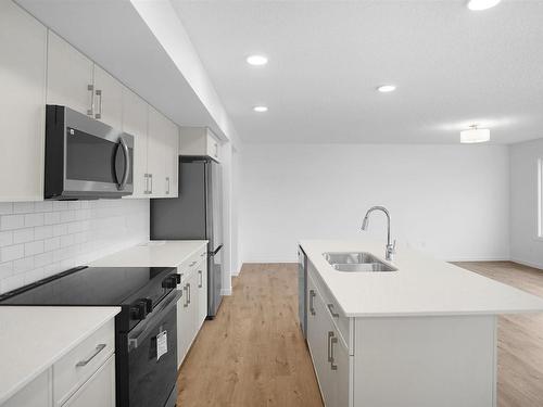 30 905 172 Street, Edmonton, AB - Indoor Photo Showing Kitchen With Double Sink With Upgraded Kitchen