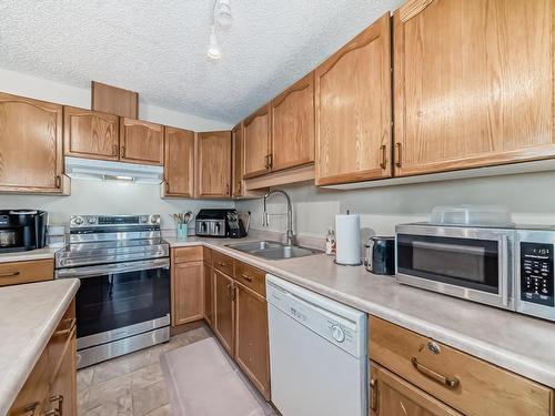 2815 30 Street Nw, Edmonton, AB - Indoor Photo Showing Kitchen With Double Sink