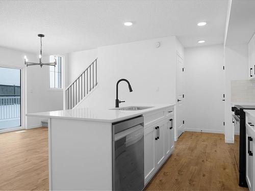 17 905 172 Street, Edmonton, AB - Indoor Photo Showing Kitchen With Upgraded Kitchen