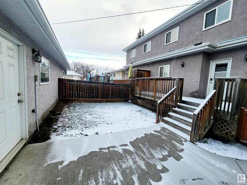 11328 86 Street, Edmonton, AB - Outdoor With Deck Patio Veranda With Exterior