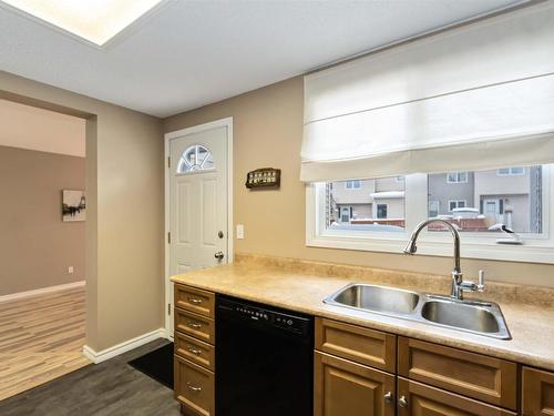 6730 36A Avenue, Edmonton, AB - Indoor Photo Showing Kitchen With Double Sink