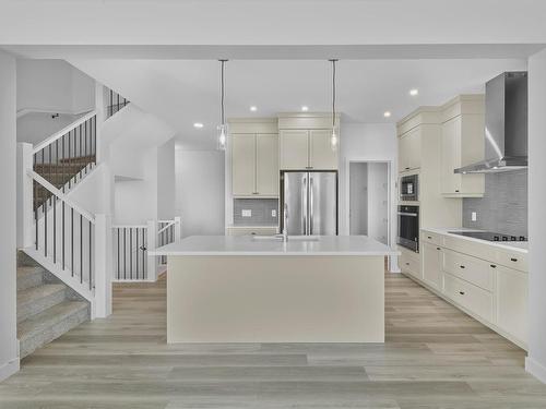 3121 Erlanger Way, Edmonton, AB - Indoor Photo Showing Kitchen With Upgraded Kitchen