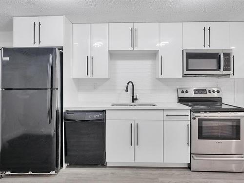 14216 58 Street, Edmonton, AB - Indoor Photo Showing Kitchen With Double Sink With Upgraded Kitchen