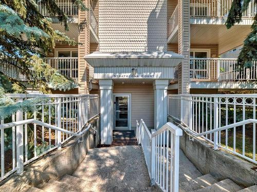 202 10528 77 Avenue, Edmonton, AB - Outdoor With Balcony With Exterior