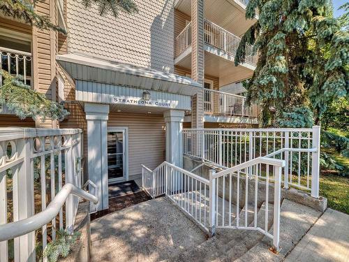 202 10528 77 Avenue, Edmonton, AB - Outdoor With Balcony With Exterior