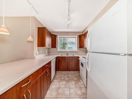 202 10528 77 Avenue, Edmonton, AB - Indoor Photo Showing Kitchen With Double Sink