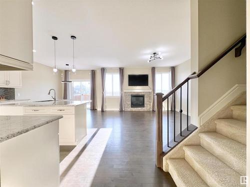 16607 18 Avenue, Edmonton, AB - Indoor With Fireplace