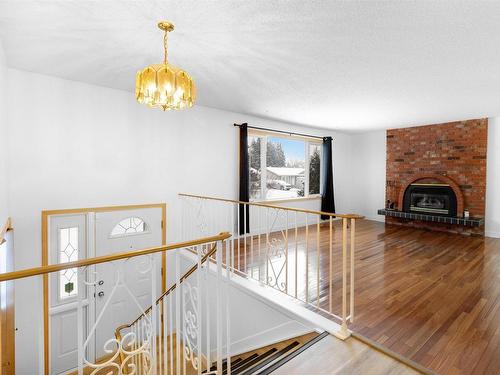 188 Marion Drive, Sherwood Park, AB - Indoor Photo Showing Other Room With Fireplace