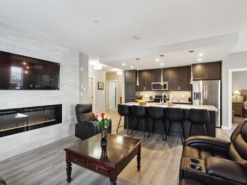 423 1154 Adamson Drive, Edmonton, AB - Indoor With Fireplace