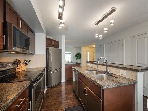 5241 Chappelle Road, Edmonton, AB - Indoor Photo Showing Kitchen With Double Sink With Upgraded Kitchen