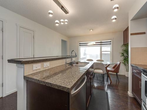 5241 Chappelle Road, Edmonton, AB - Indoor Photo Showing Kitchen With Double Sink