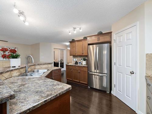 17220 80 Street, Edmonton, AB - Indoor Photo Showing Kitchen With Double Sink